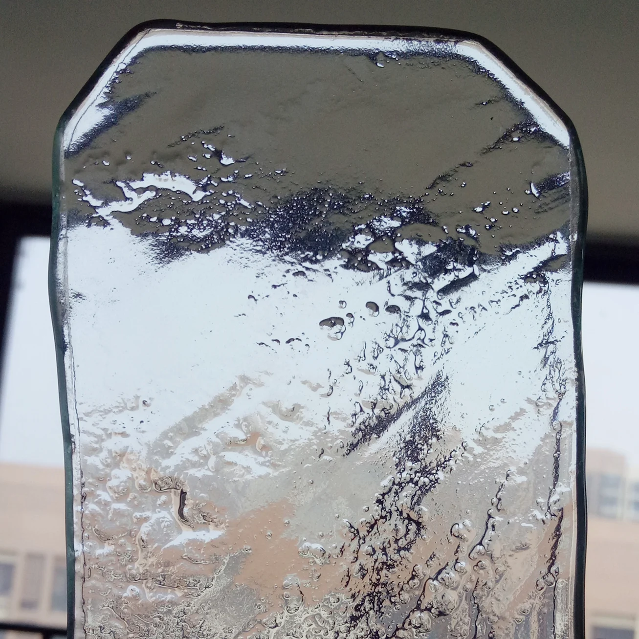 10mm 12mm ultra clear art glass fusing kiln cast glass for door,window,partition and table top