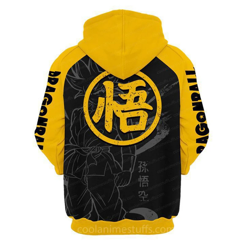 New autumn and winter models Fashion DBZ 3D Digital Printing Son Goku Anime clothes Hoodie Unisex Streetwear Casual Pullover