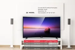 Weier 32  55 inch home theatre system HD led Curved tv 4k smart Television