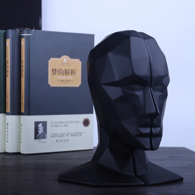  Креативные подставки для книг из смолы человеческая голова лицевая книжка книга файлов подставка украшения дома лучший