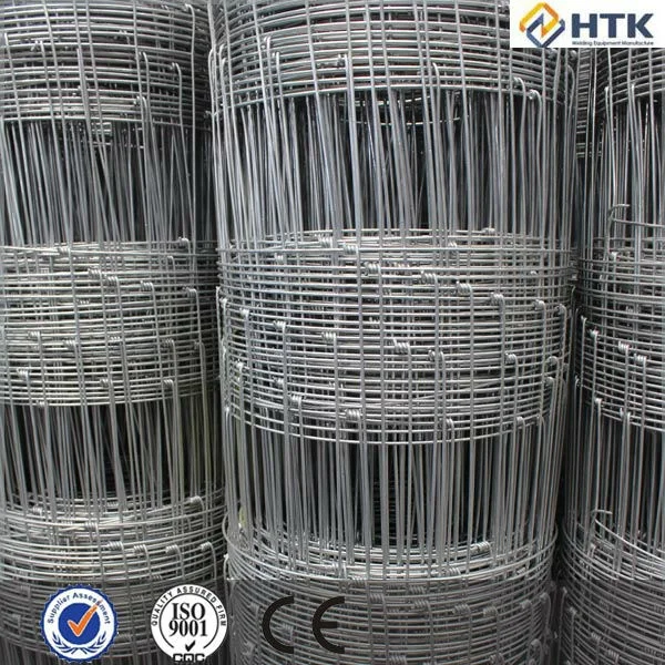 Factory price galvanized steel wire mesh/grassland fence/iron lock fence for confining cattle and sheep