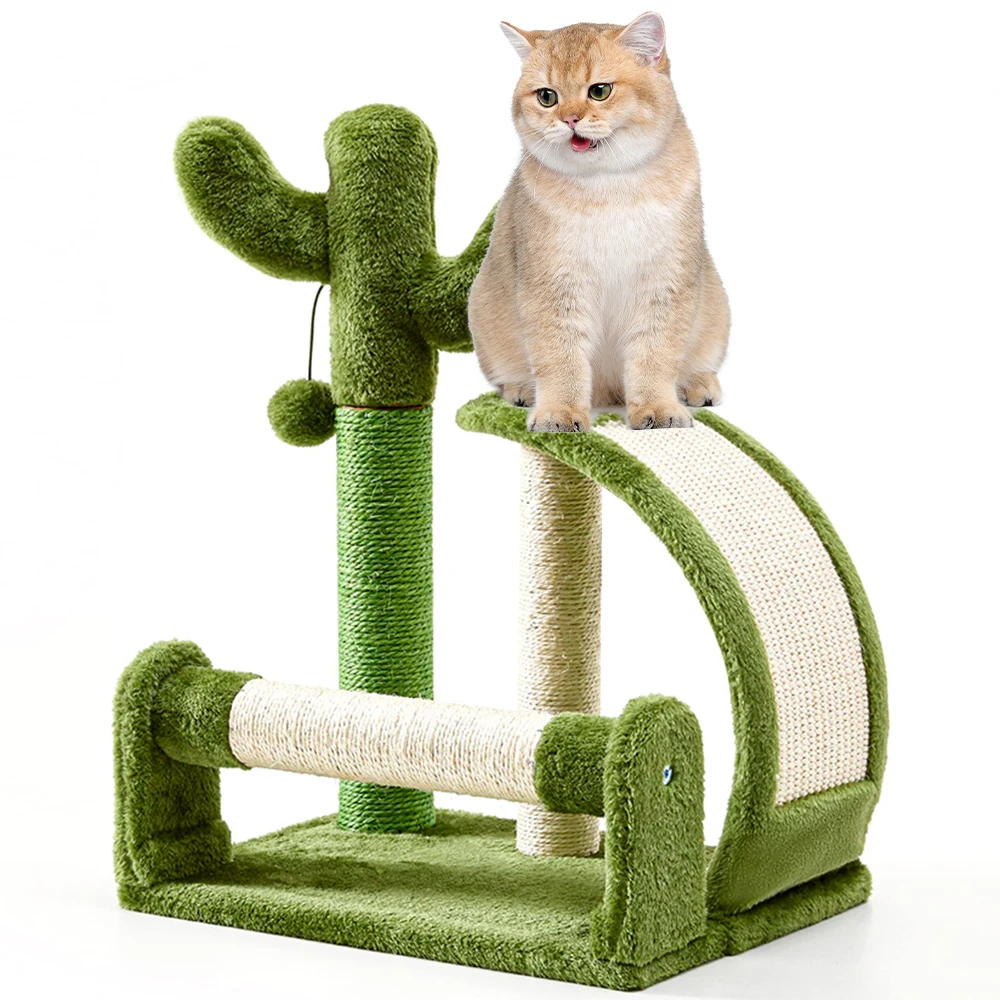 High quality small sisal new cactus cat climbing frame cat scratching board cat scratching post