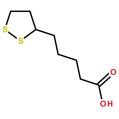 High quality alpha-lipoic acid/thioctic acid powder