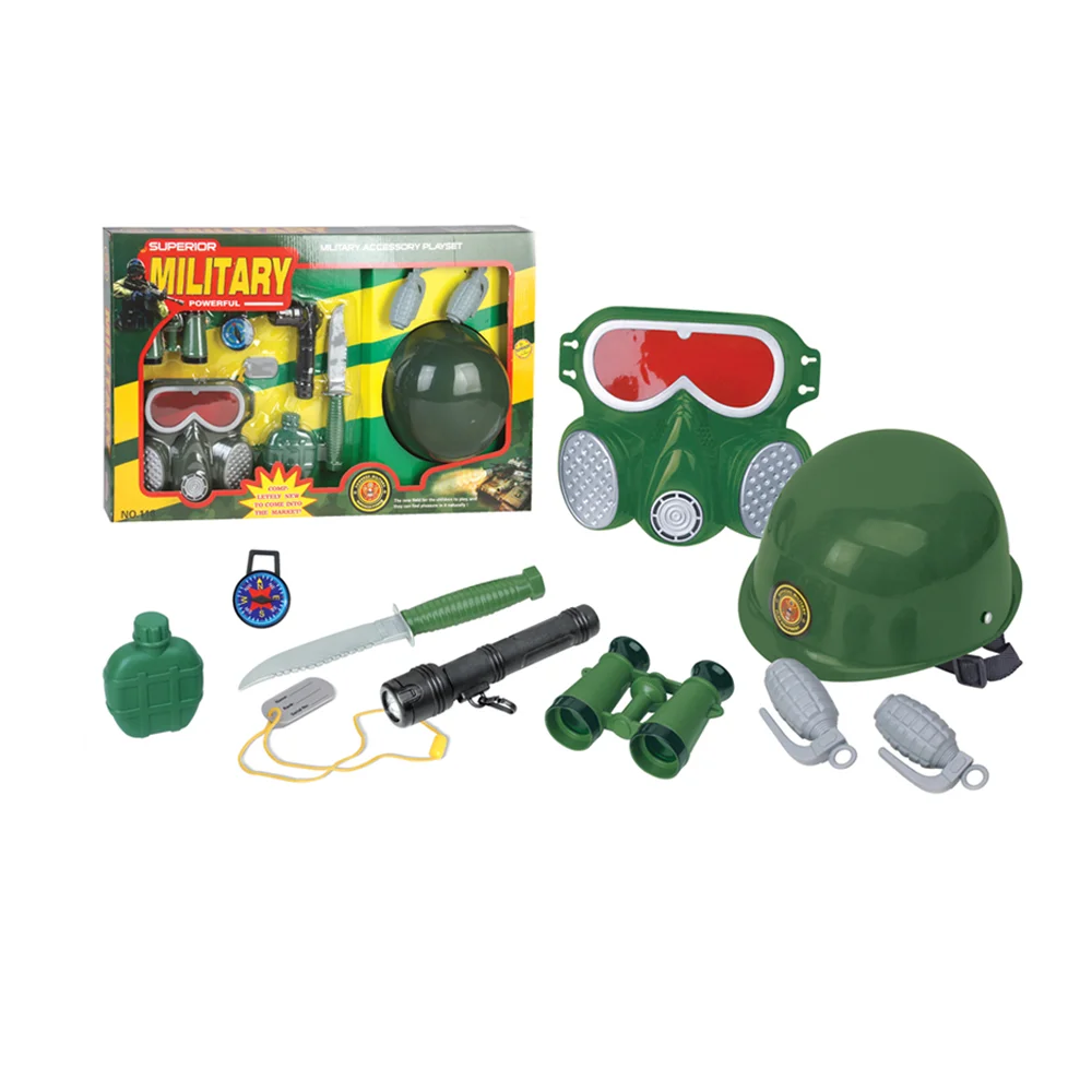 Best Price Role Play Toys Soldier Costume Accessories Set Army Toy Guns For Kids