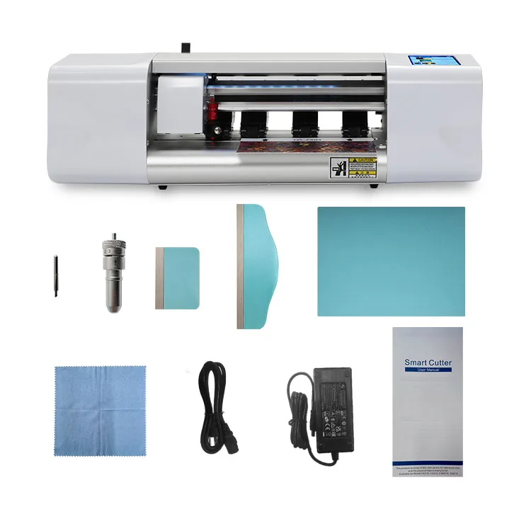 Tpu Hydrogel front and back screen protector film cutting machine for cell phones tablet computer