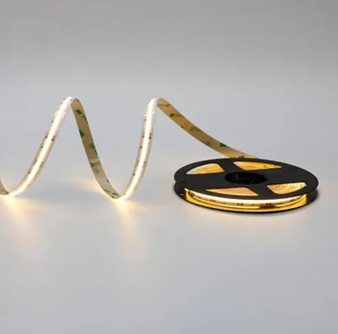 No dot high end led chip flexible ribbon  tape rope 24V cob led strip light
