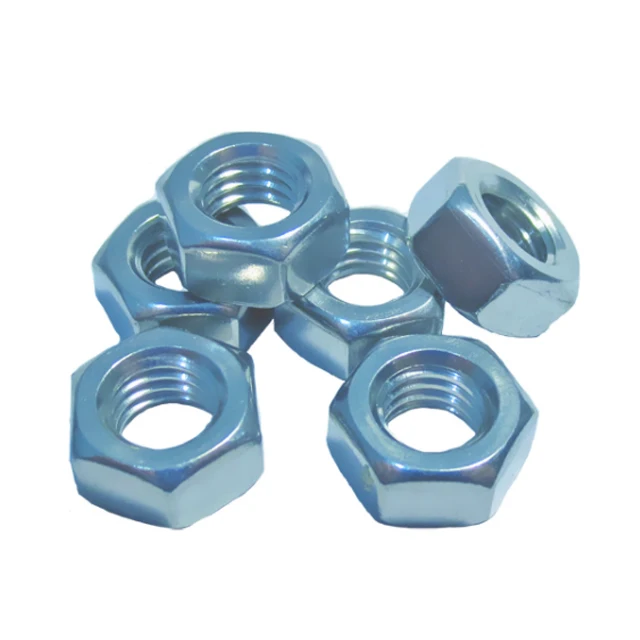 M5 M6 M8 M10 M20 Carbon Steel Galvanized Stainless steel Grade 8 10 12 Hex Nut Din934
