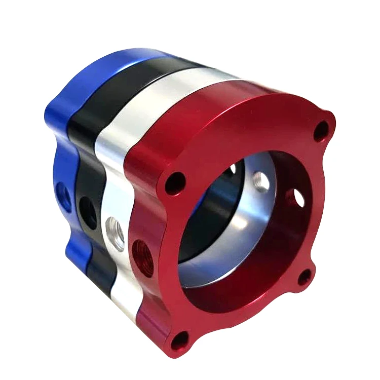 OEM aluminum car intake manifold adapter plate throttle body spacer