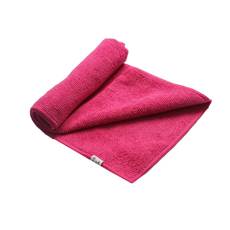 30x30 40x40 High Quality 290g/300g/310g/320g Colorful Microfiber Towel Cloth Micro Fiber Towel For Cars