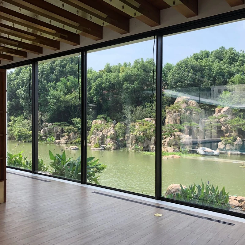 slim aluminum sliding barn door doors hardware with soft close