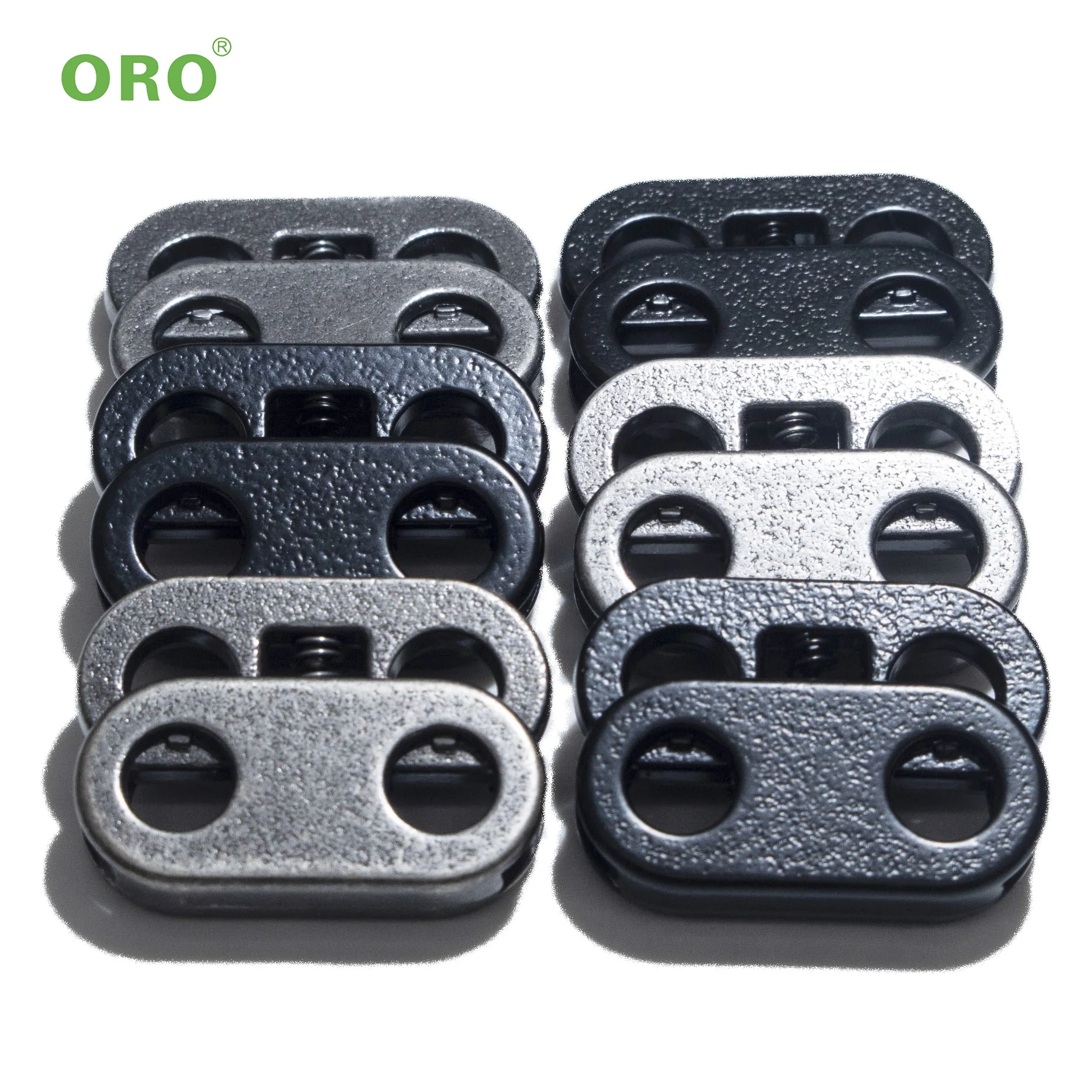 Extension Drawstring Draw Stopper Metal Locks Custom Bungee Adjustable Spring Cord Lock