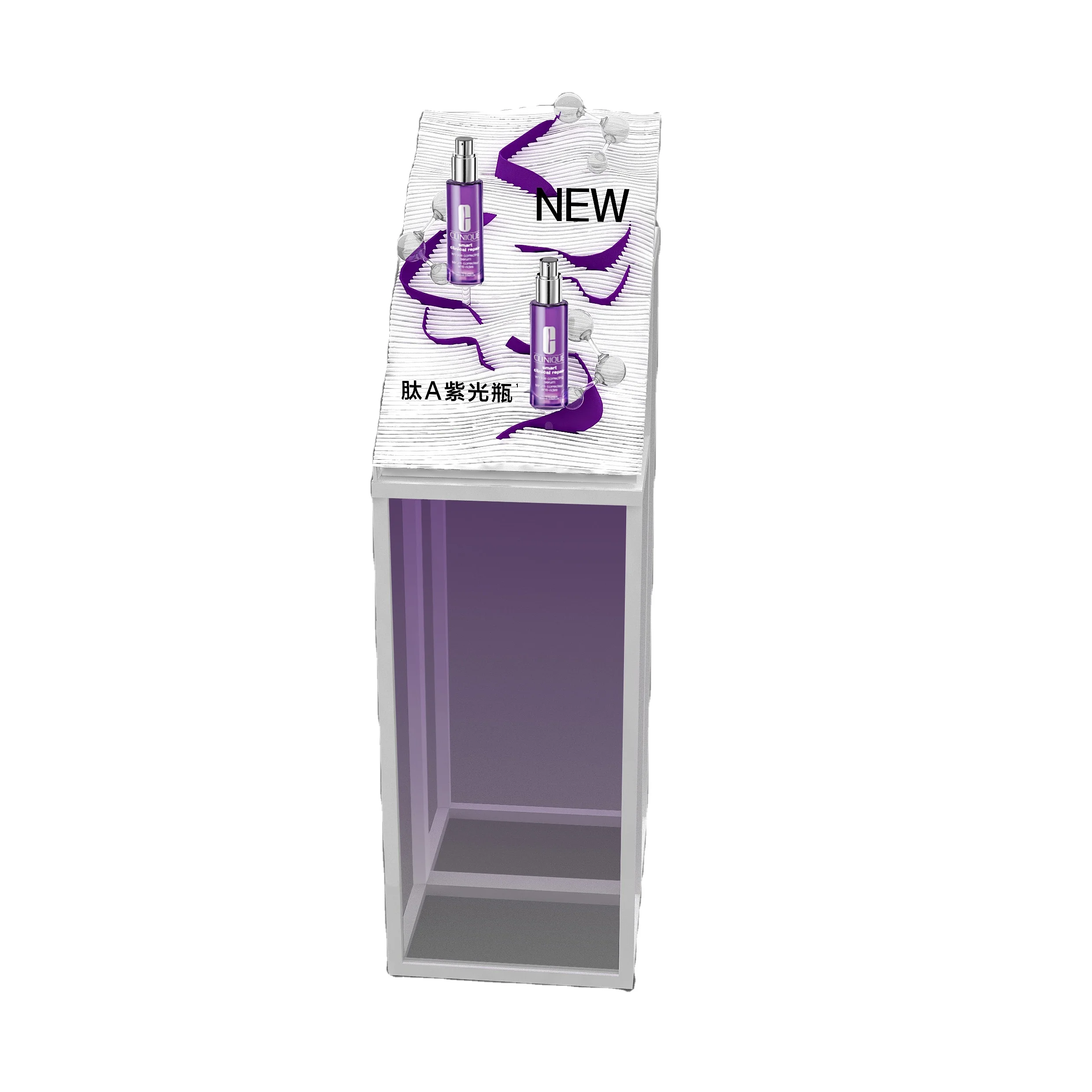 Best product customized retail shop store shelf makeup cosmetic display stand Countertop display stand
