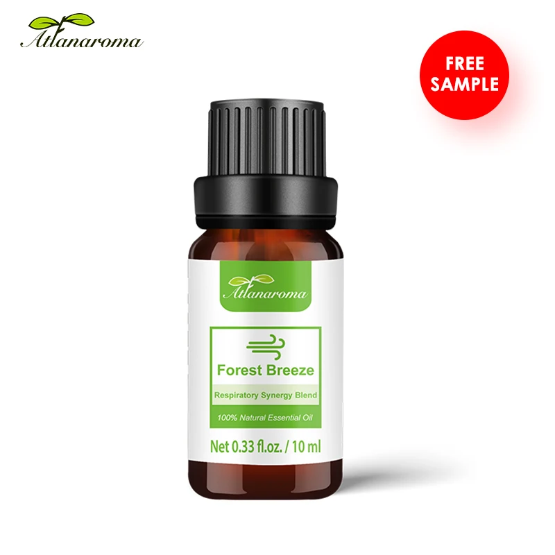 Amazon Hot Sale Breathe Easily 100% Pure Natural Aromatherapy Synergy Blend Essential Oil Private Label 10Ml