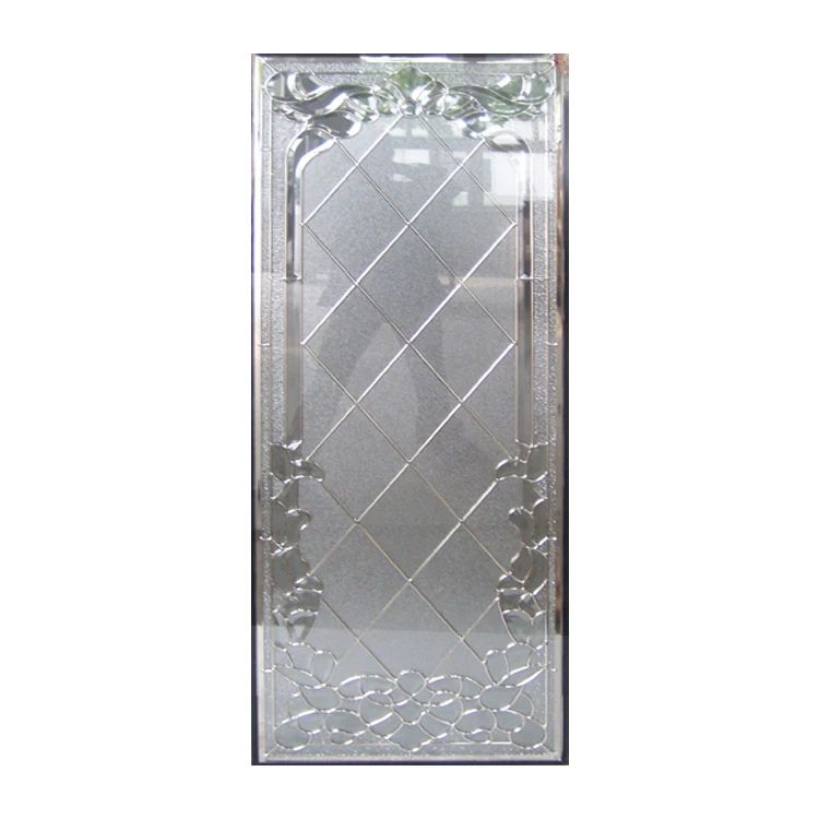 Decorative Christmas Crystal Glass Pattern Mosaic Decorations Indoor Door Glass