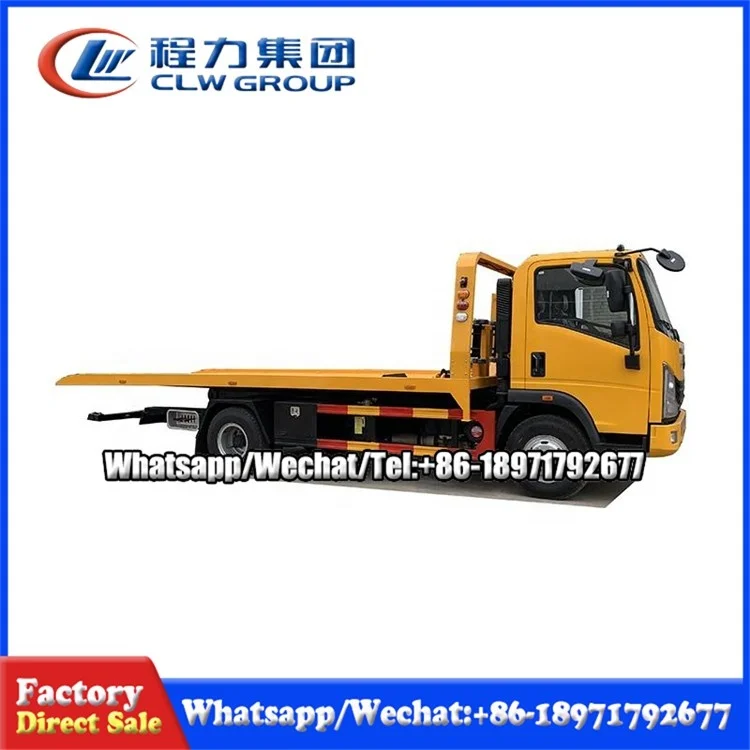 Sinotruk HOWO 3 тонны 4 бортовой откатной эвакуатор для продажи