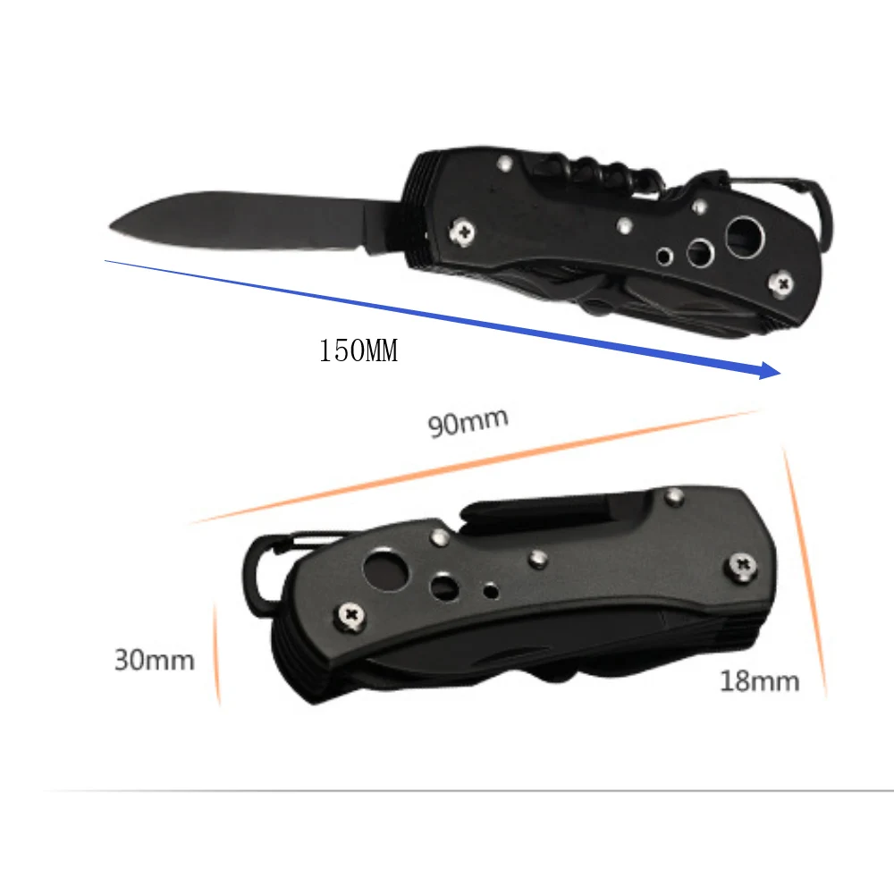 
Multifunctional knife folding multi tool keychain knife pocket knife for Outdoor Hunting Survival Camping 