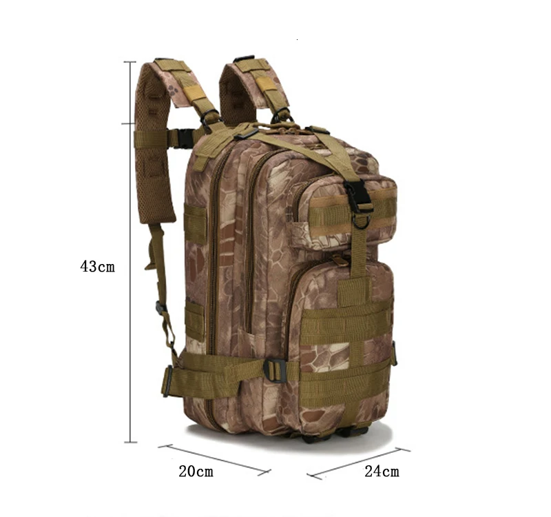 Professional manufacture multiple color waterproof outdoor backpack military backpacks