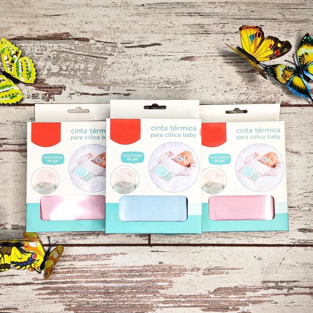 Infant Tummy Belt Baby Colic Relief Bellyband With Gel Warmer