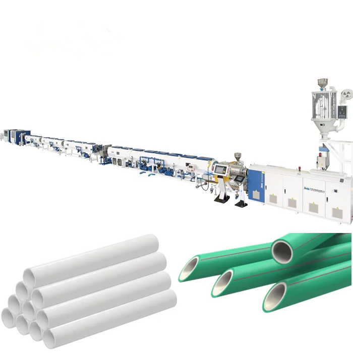 PVC Water Pipe Prices Construction Material making machinery PVC Pipe Extrusion Lines Twin screw Extruders Board making machine