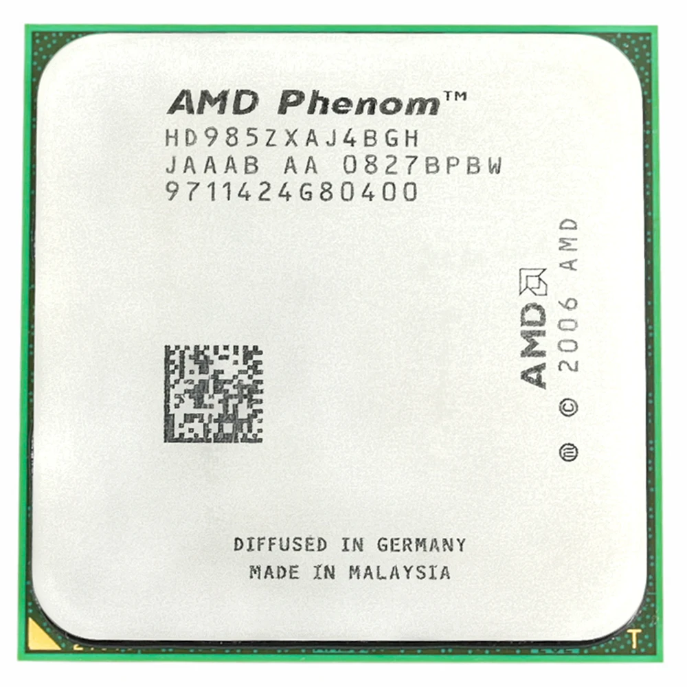 AMD Phenom X4 9850 CPU Processor Quad-CORE 2.5Ghz/ 2M /125W / 2000GHz Socket am2+