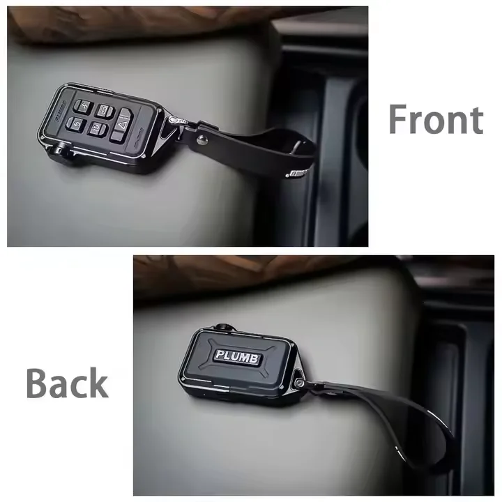 Plumb NEW aluminum CNC process car Key Case Kit upgrade parts With Function Of Original Key for Land Rover Defender