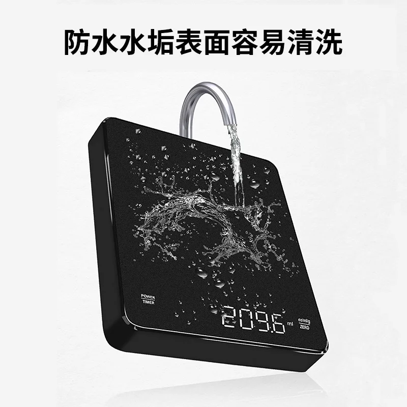 JS55 Excellent Portable Coffee Scale Custom Logo 3kg/0.1g Unit G/Oz/ml Electronic Balance Jewelry Scale Tobacco Electronic Scale