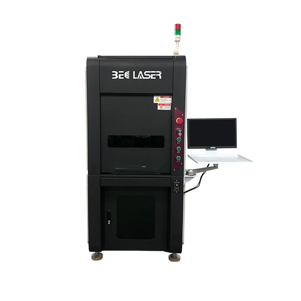 JPT raycus mopa 100w 80w big enclosed 3d fiber laser  engraving cutting machine for gold silver jewelry and metal logo marking