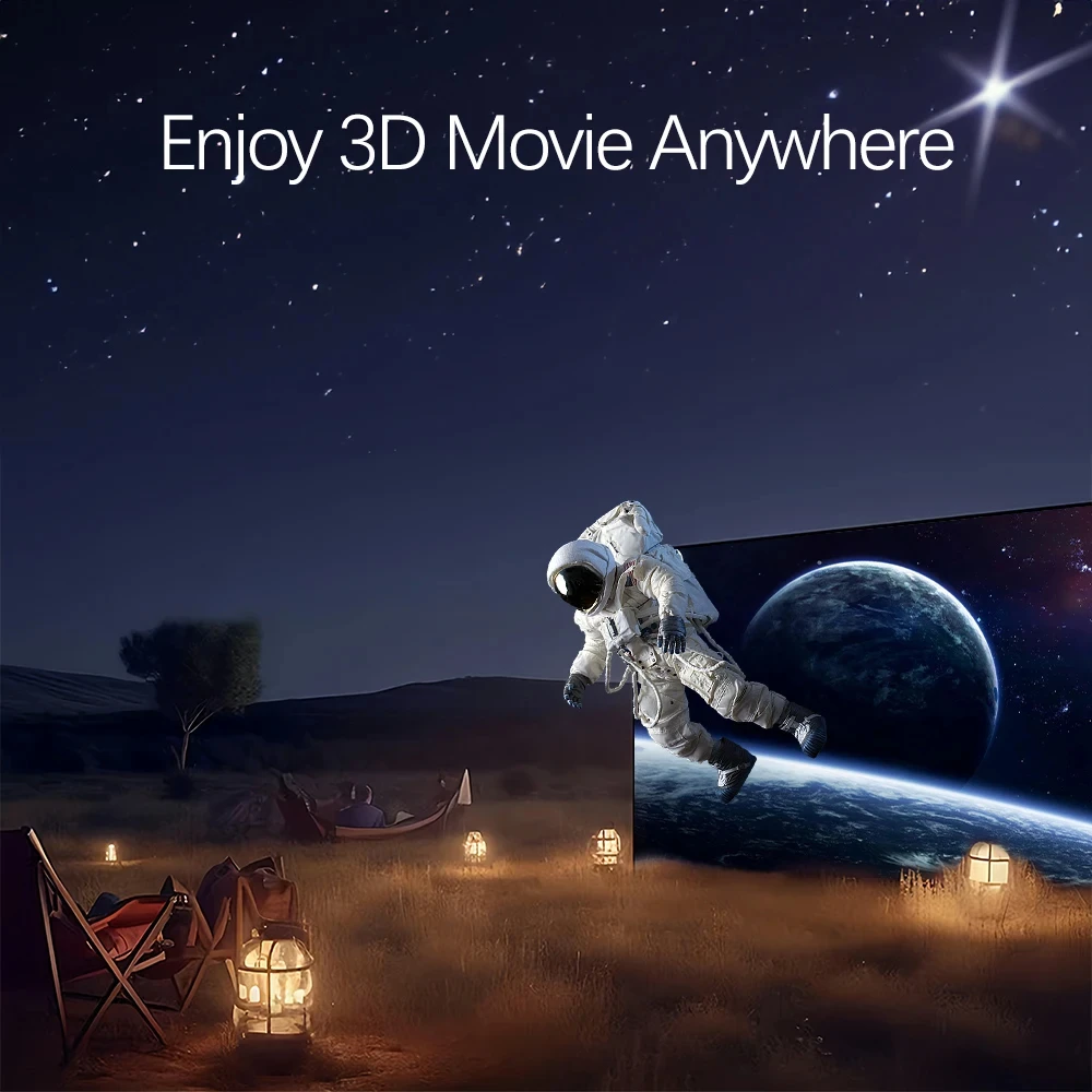 Dangbei F6 DLP 4K Projector HiSilicon Chip With 8K Decode 240HZ Full Color 4LED Light Source 1800 CVIA Lumens Home Theater 3D TV