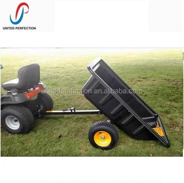 2023 EU Popular Promotional Tow Behind small atv trailer garden trailer plastic utility trailer with Low MOQ
