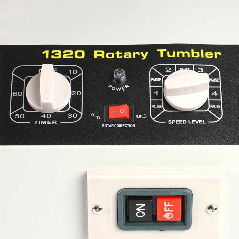 KT-1320 Rotary Tumbler with Two Polishing Bucket