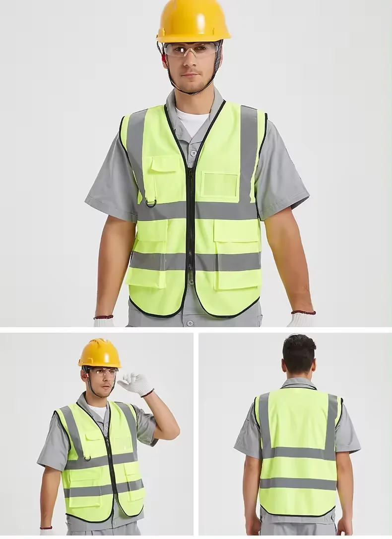 HBC New Design Cheap Personal Protective Equipment PPE reflective vest for Industry Construction High Quality safety vest