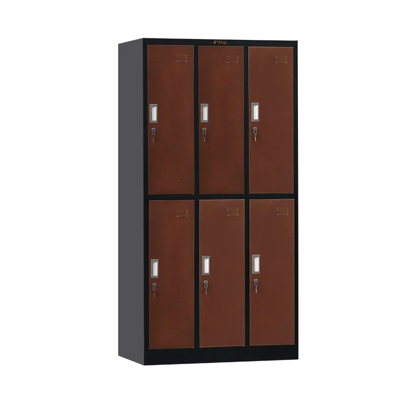 baby metal locker China bedroom 6 door hanging clothes iron cupboard modern in hotselling with key lock steel almirah