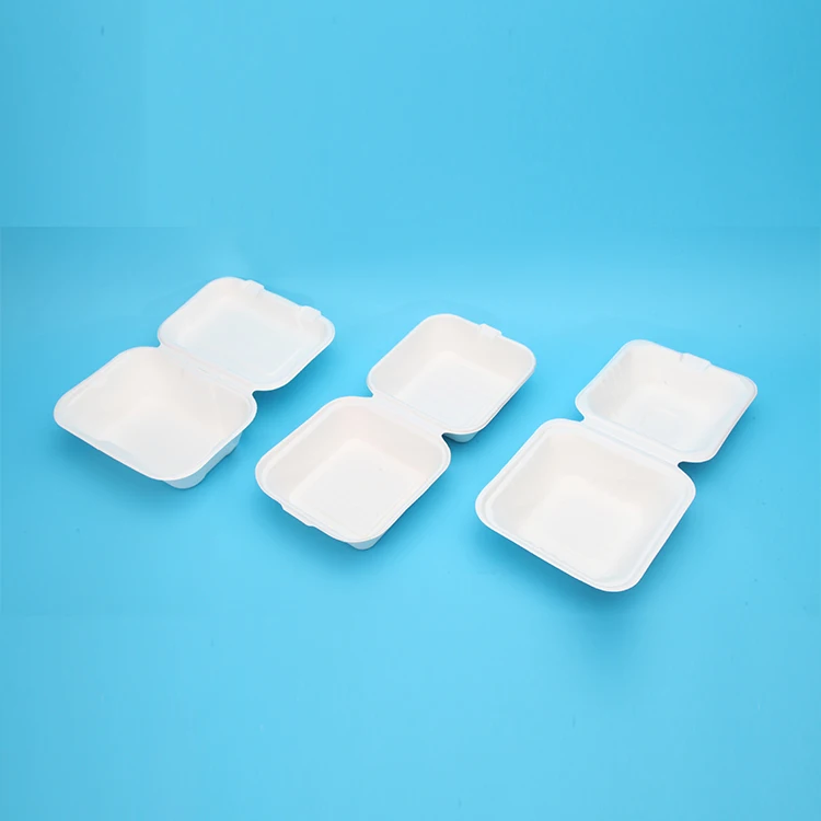 Compostable материалы Sugarcane Bagasse посуда раскладушка