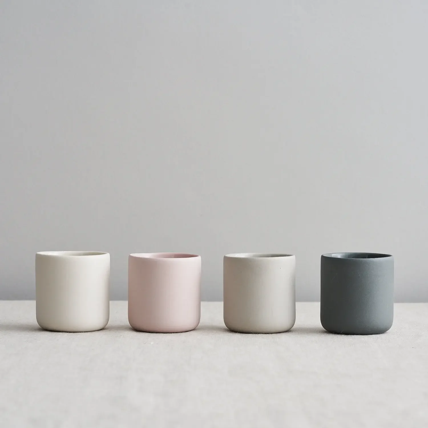Wholesale Advanced Design Matte Multi-colored Espresso Cup Set Coffee Tea Ceramics Porcelain Cup