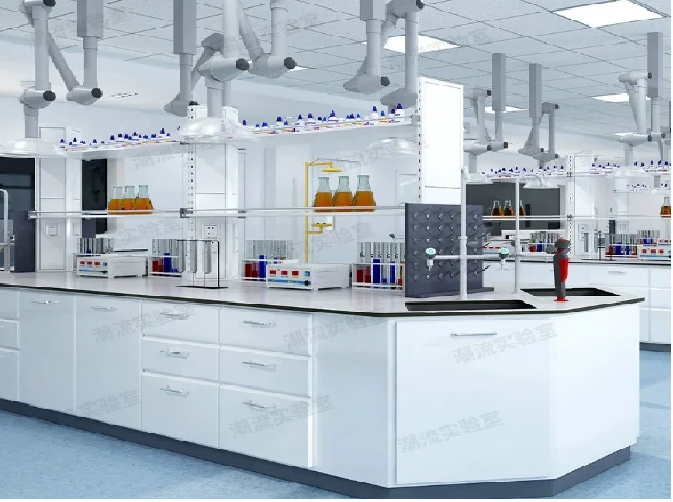 University lab Biological tables and chair wooden laboratory equipment desk furniture