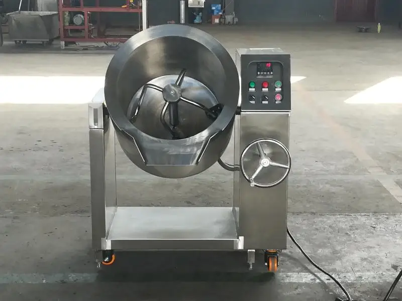50L gas  hard candy and electric heating jacketed kettle cooker