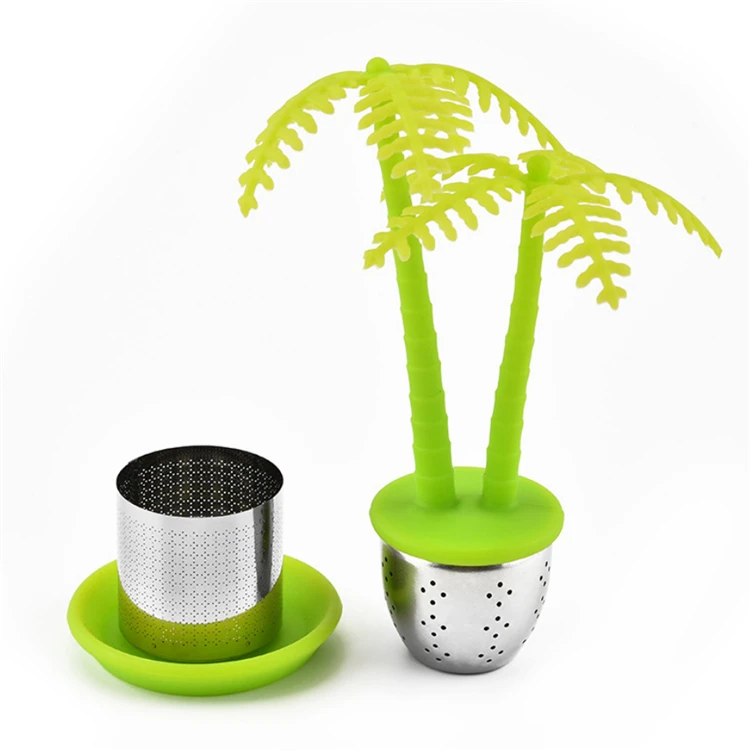 High-End Tube-Cup Coffee Filter Sustainable Silicone Tea Infuser Strainer Tea Filter