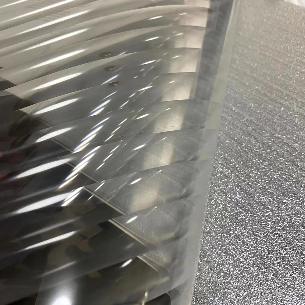 LF60-RGS LAUFEN 3D Reeded Glass Film PET Material Size 1.52*50 Meter Office Window Home Decorative Privacy Glass Film