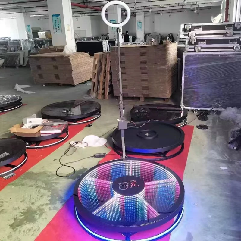 Portable Selfie 360 Degree Platform Spinner Business Photobooth 2022 115 360 Photo Booth Yiwu