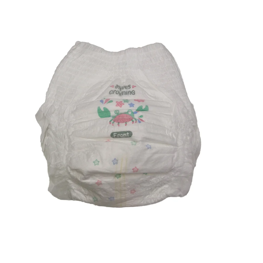 SAP Factory Wholesale Best Quality All-in-one Pull up Pants Diapers for Babies Japan Non Woven Fabric Disposable Printed