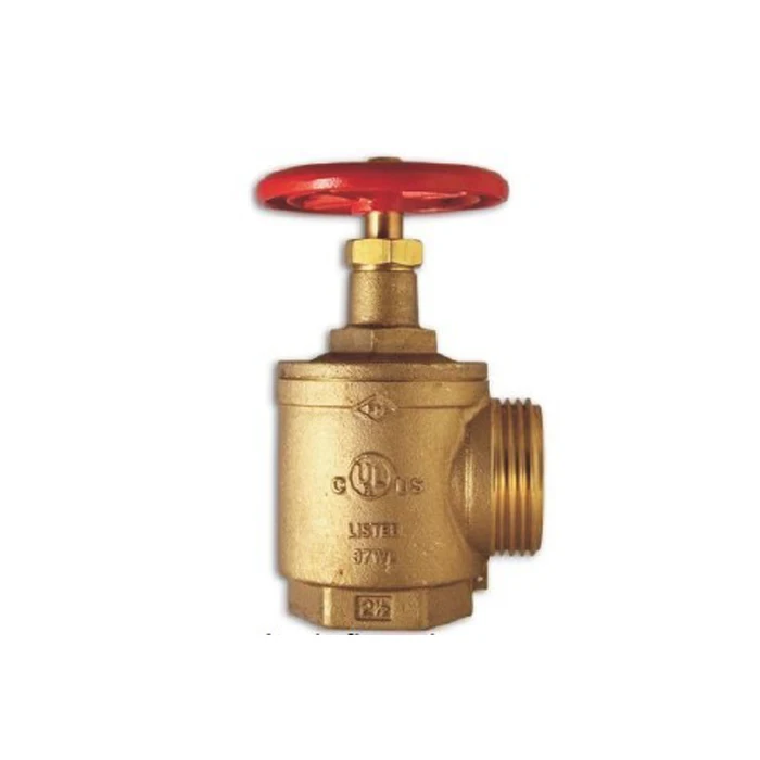Hot sale quality 1.5 2.5 internal hydrant landing brass angle fire valve price fine