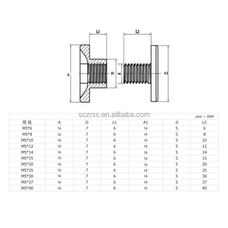Hot Sale Plastic Binding Screw Clear polypropylene Tornillos M5 Pan Head PP Chicago Transparent Plastic Rivets Tornillos