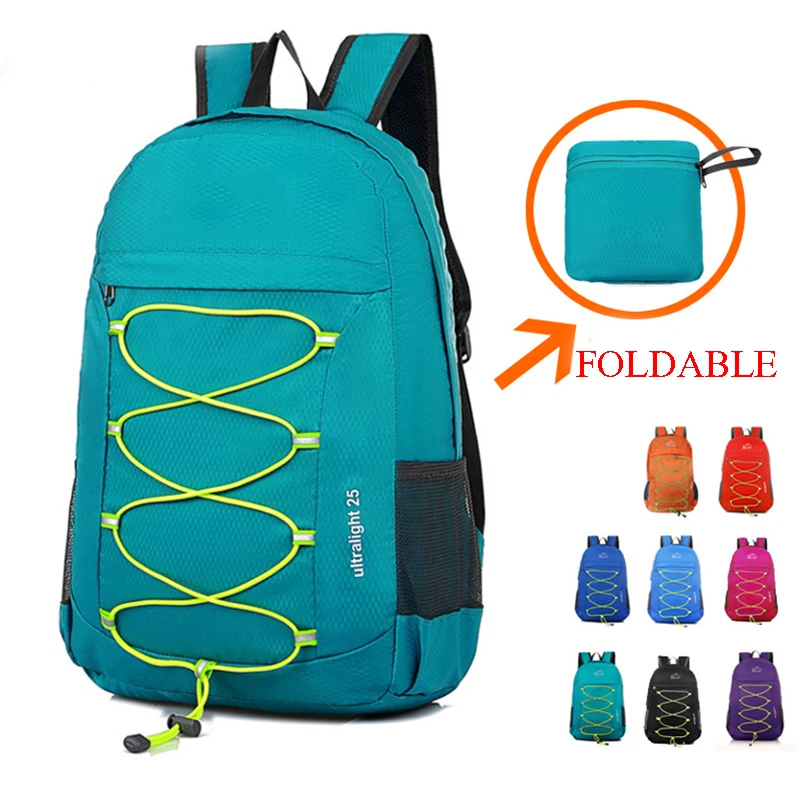 20L Ultra Lightweight Foldable Backpack Packable Durable Daypack for Travel Camping Hack Handy Foldable Camping Outdoor Backpack