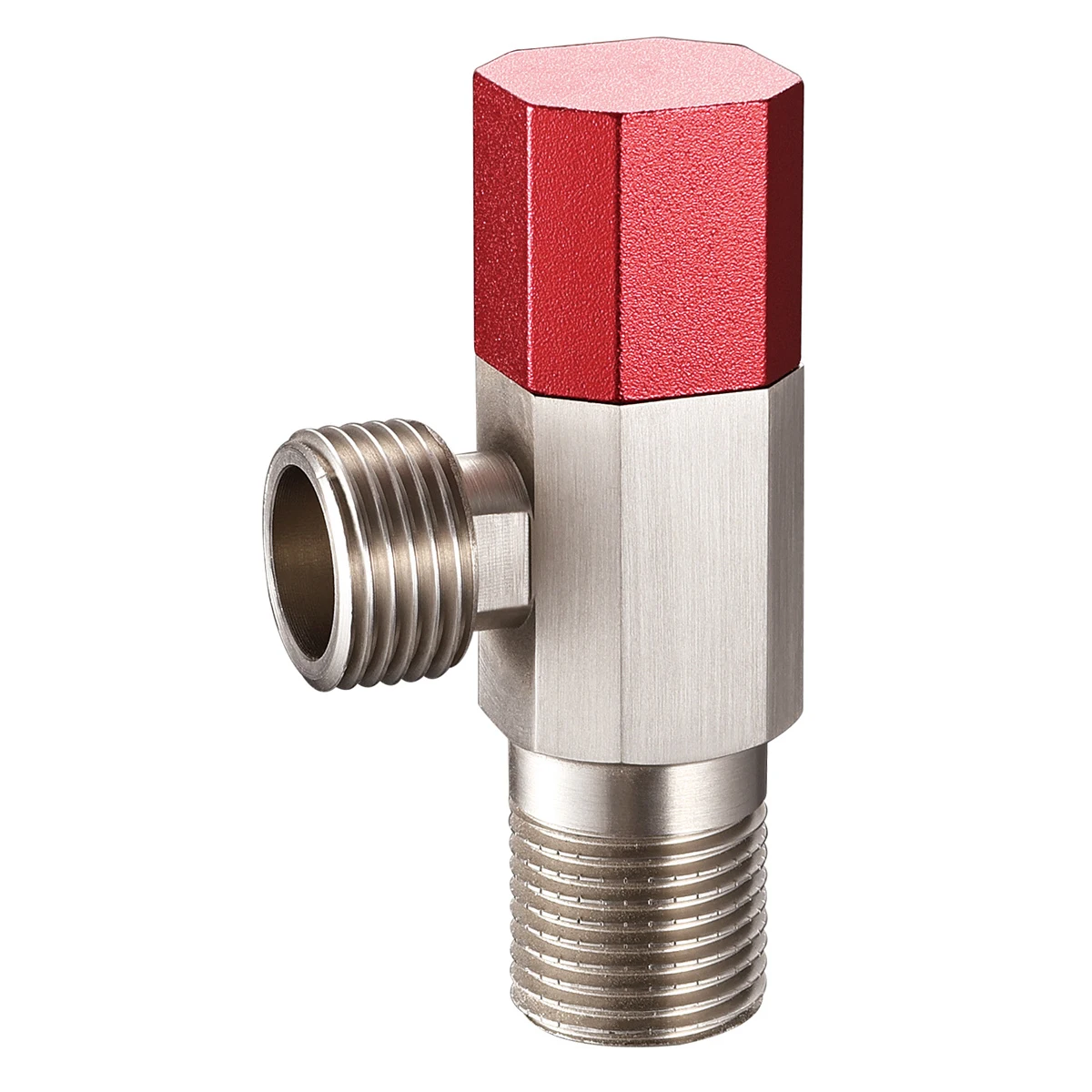 Chrome Wall Mounted Toilet Water Shut Off Valves Handle Quick Open Bathroom Brass  Angle Valve
