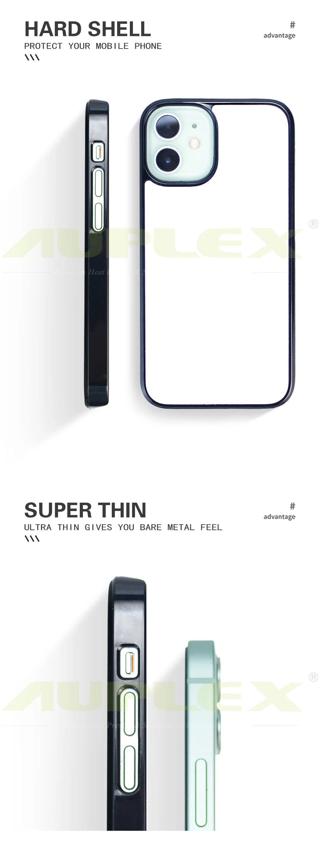 Sublimation Coating Mobile Phone Shell Custom Blank TPU 2D Sublimation Phone Case