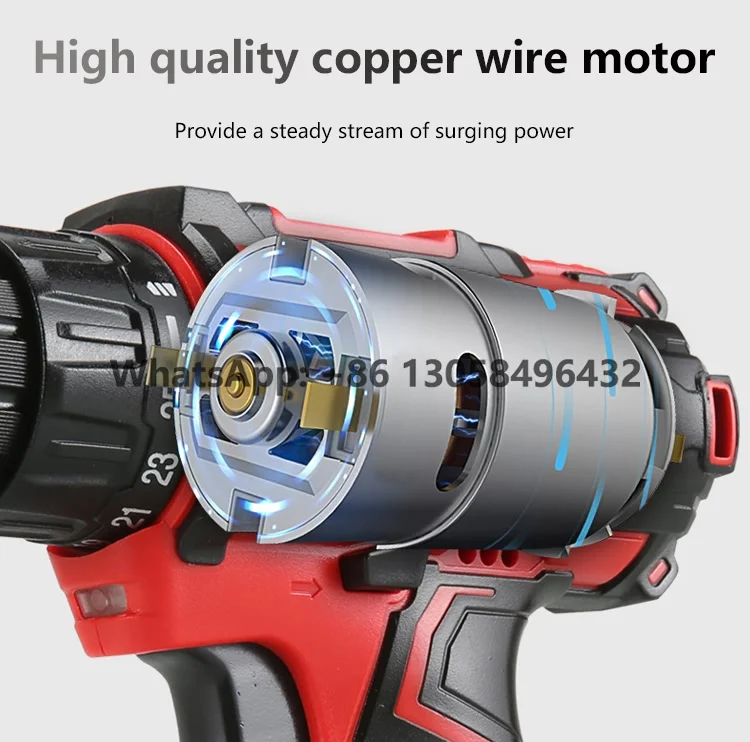 36v Li-ion Battery Pack Hand Cordless Impact Drill Combo Kits