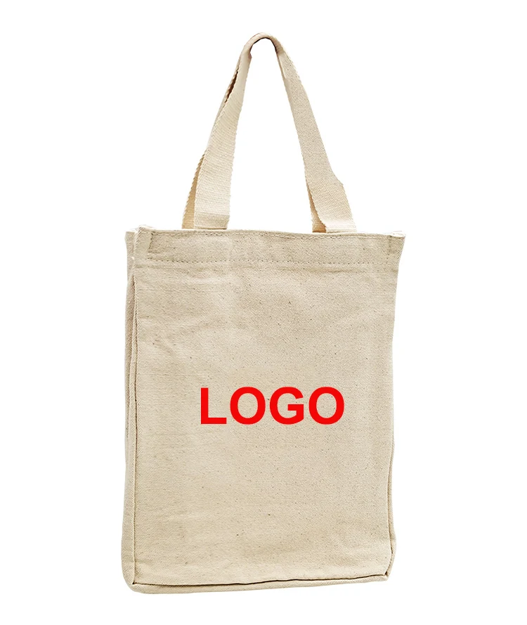 Simple Style eco-friendly 12 oz cheap custom printing logo shopping cotton heavy duty canvas tote bags