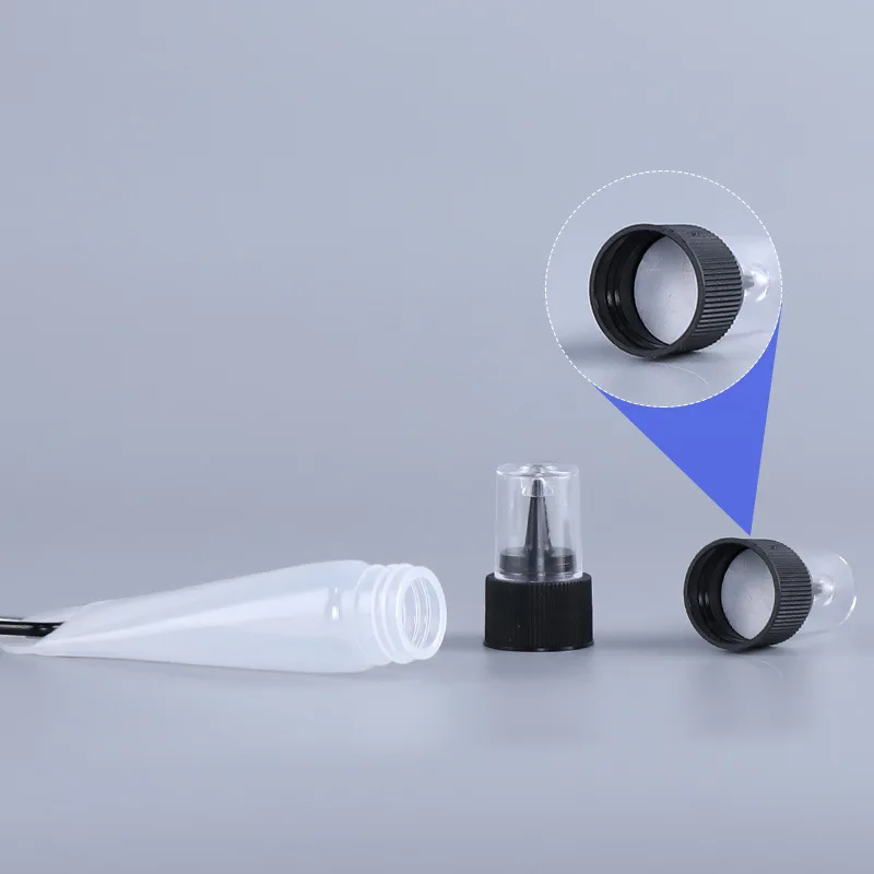 squeeze leak proof dispenser liquid 30ml 60ml 120ml 180ml 1oz 2 oz 4 oz plastic PE LDPE hair dye glue dispensing tip bottle