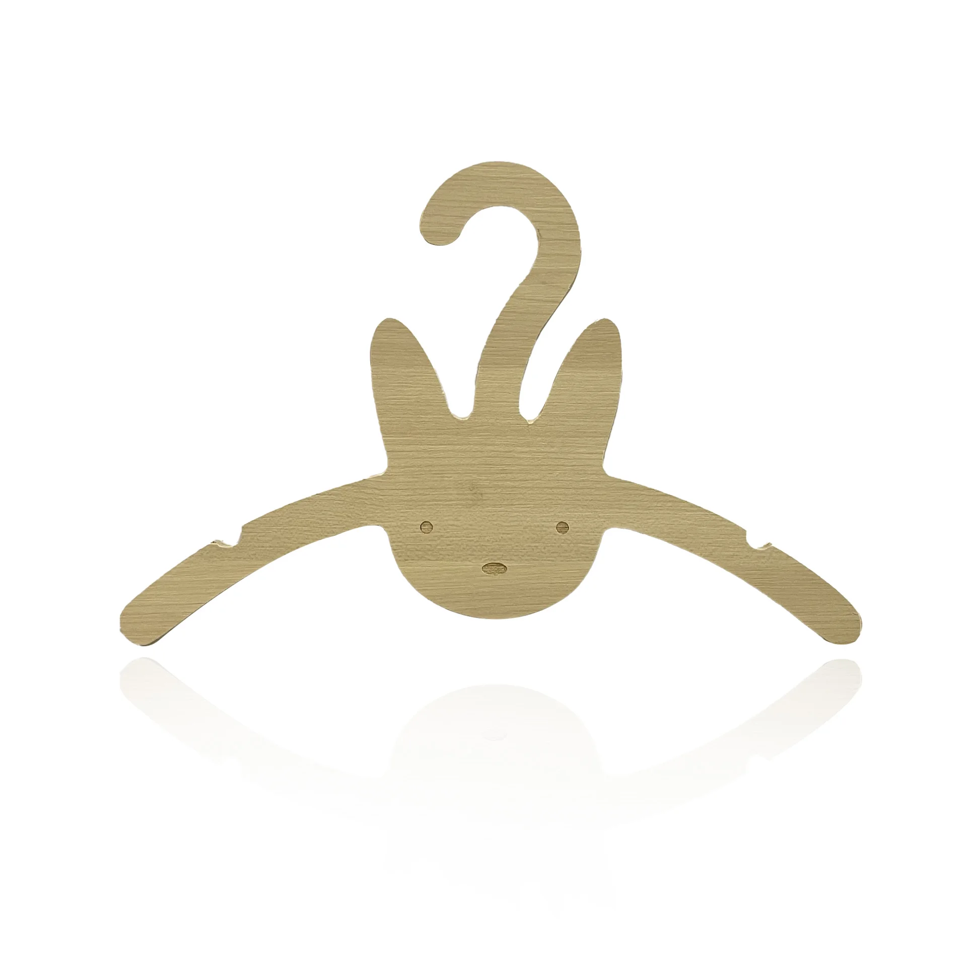 9mm Thickness Kids Baby Animal Hangers children Clothes Hanger child Wooden Hanger For children Store Display