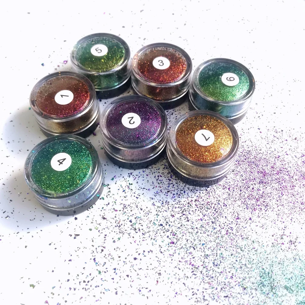 Pigment Duochrome Pressed Glitter Eyeshadow Makeup Products